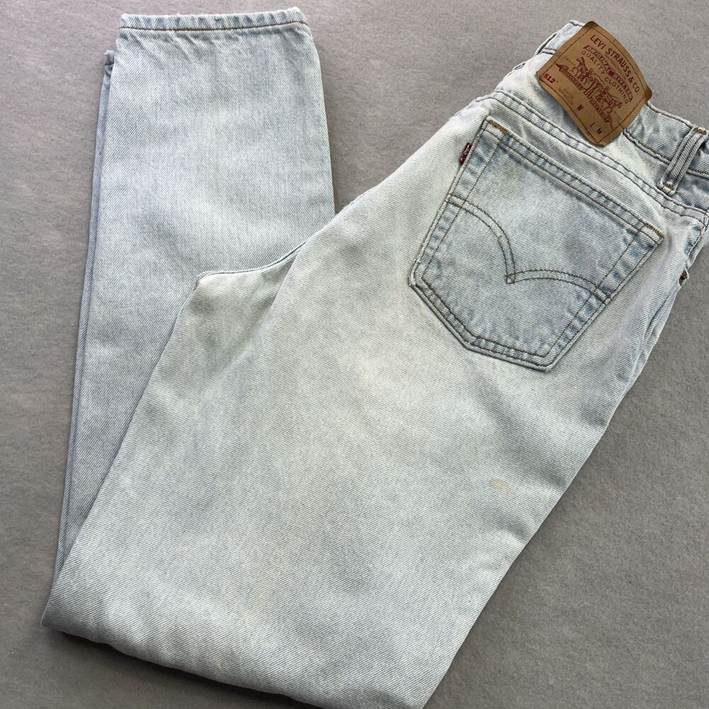 Levis 512 Jeans Womens Sz 15 MIS Slim Fit Tapered Leg Y2K Mom Vintage